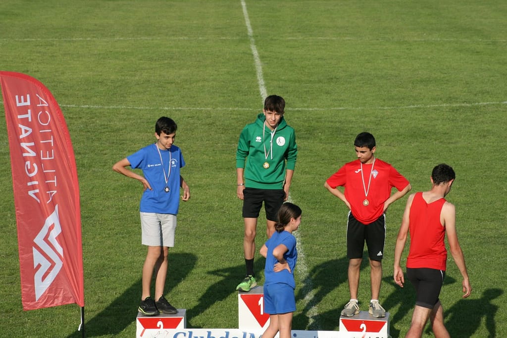 Lorenzo Caglio vince la gara di Salto in Lungo con 5,28 Mt